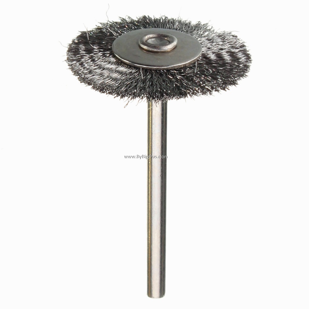 36Pcs Brass Steel Wire Brush Polishing Wheels Full kit for Dremel