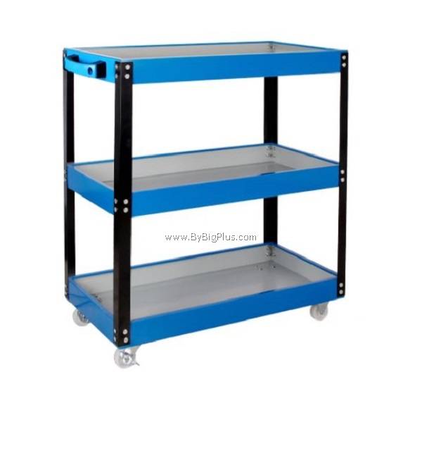 3 Layer Service Cart Tools Cart Trolley 80kg RED Tool Cart 3 Layer