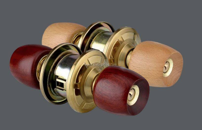 Knob Lock, Wooden Knob Cylinder Lock TRI CIRCLE PADLOCK. Selangor