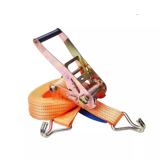 Ratchet Tie Down Cargo Lashing Strap, Heavy Duty, 5 Ton Breaking Strength 2" (50mm) x 6 Meters