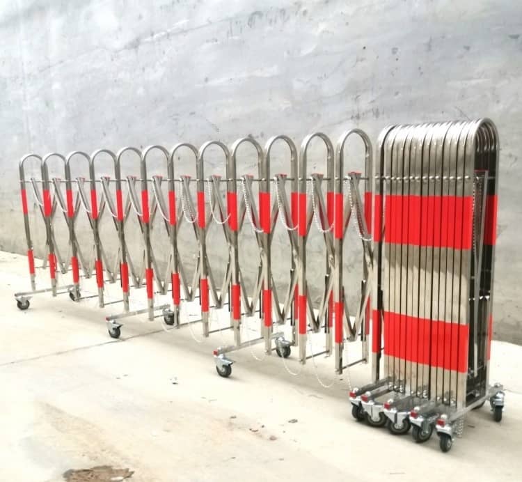 Barrier Gate Aluminum Alloy Expandable Barrier Gate Stainless Steel